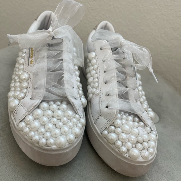 Custom adidas wedding sneakers - Picture 7 of 8